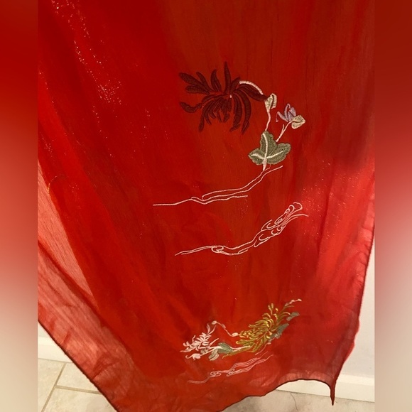 Oriental Shawl/Wrap/Decorative Scarf - Picture 5 of 6